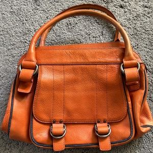 Marc Jacobs orange shoulder bag